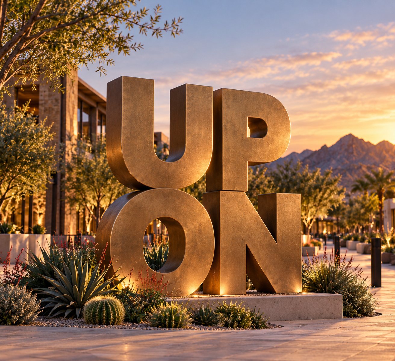 Permanent plaza sculpture concept