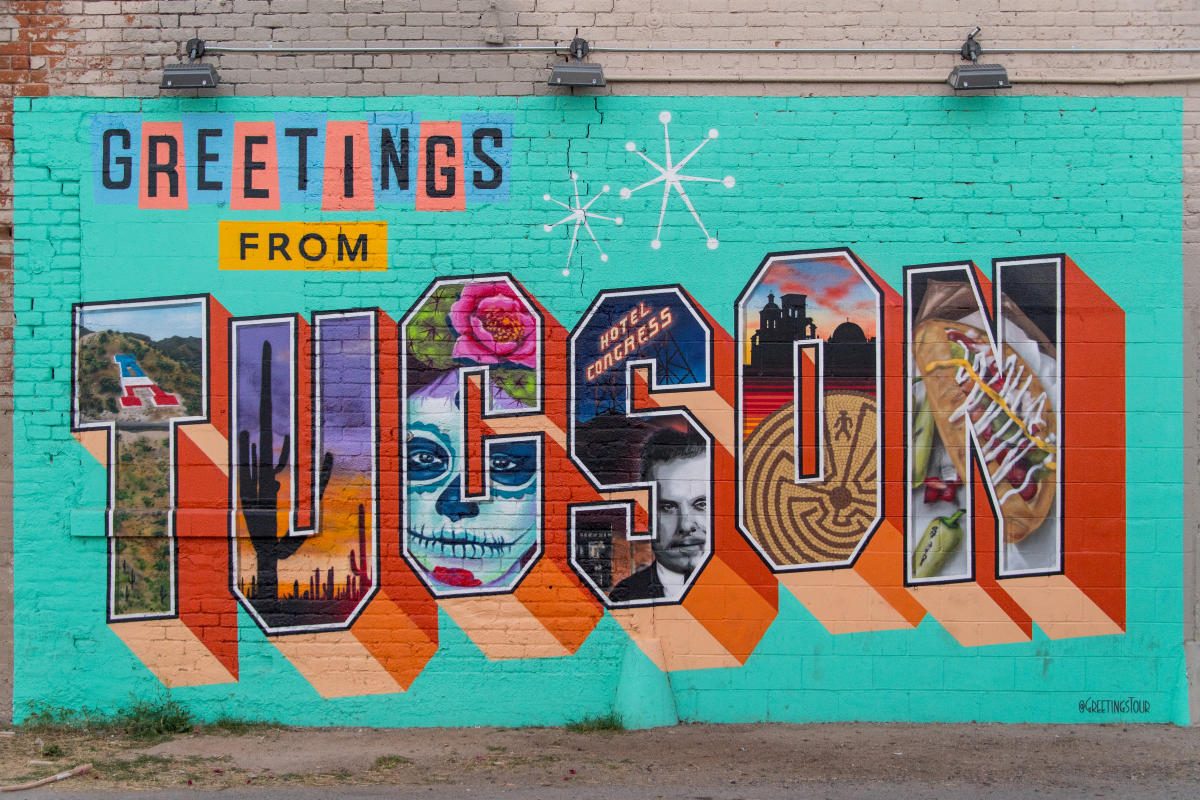 Greetings from Tucson mural