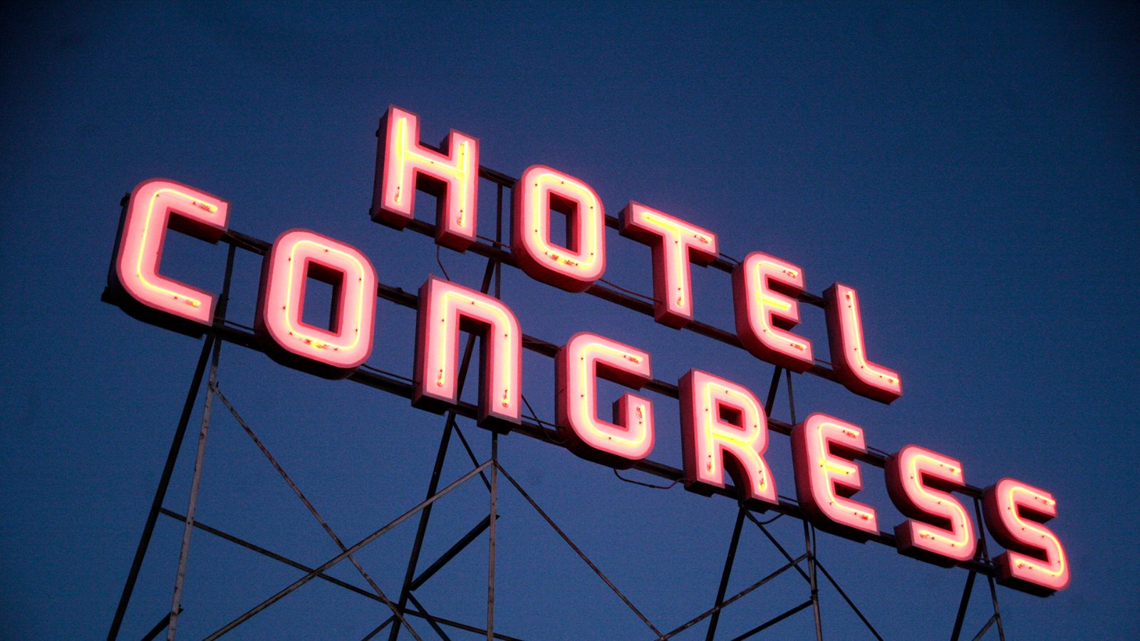 Hotel Congress sign