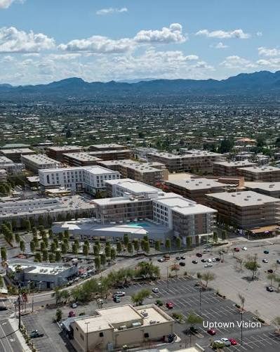 Uptown plaza aerial view, The Grant
