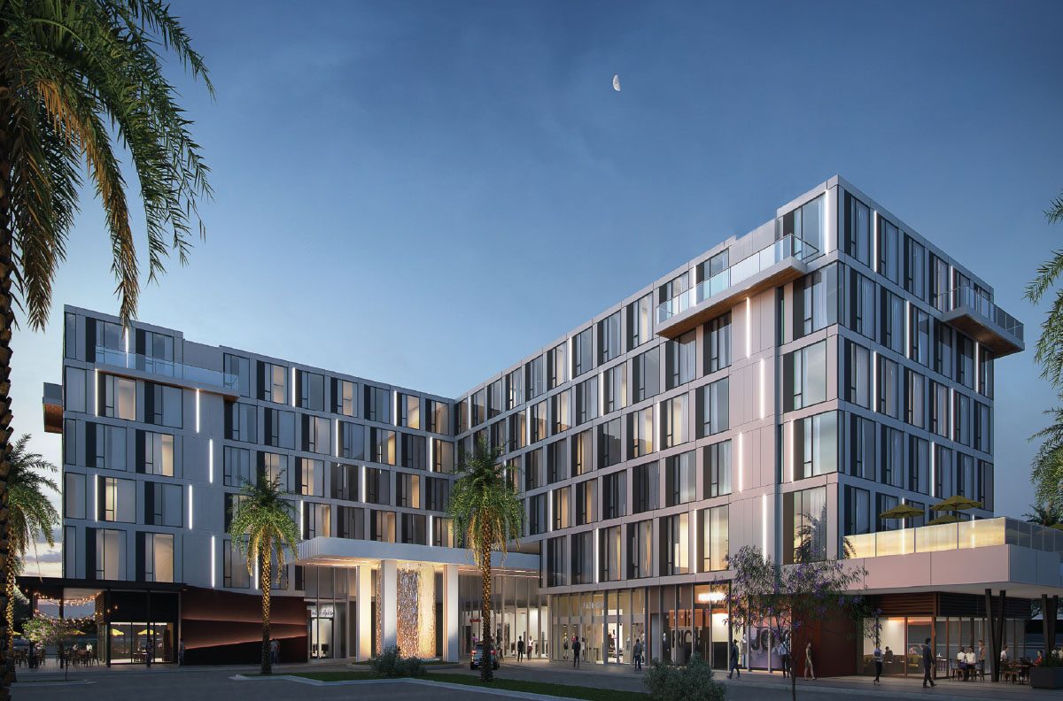 Uptown hotel rendering