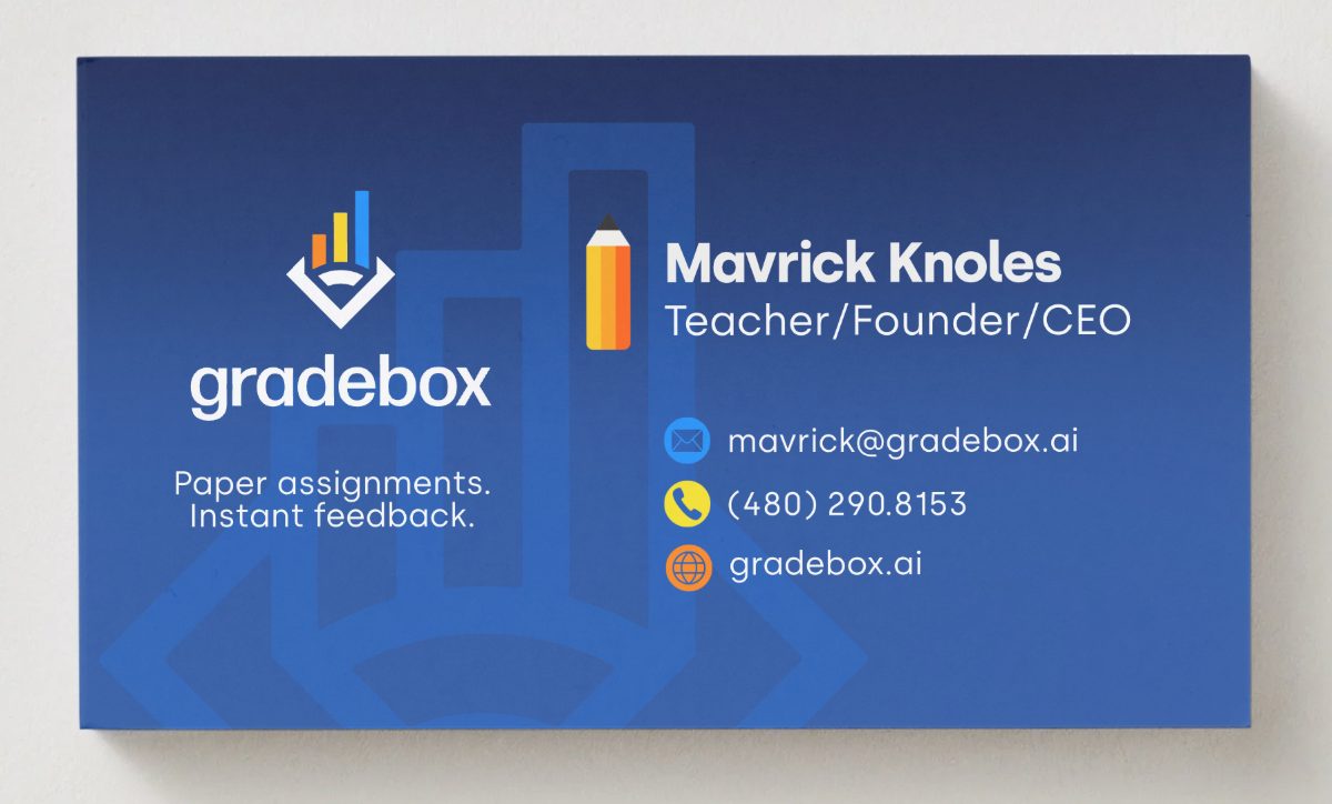 Business card front