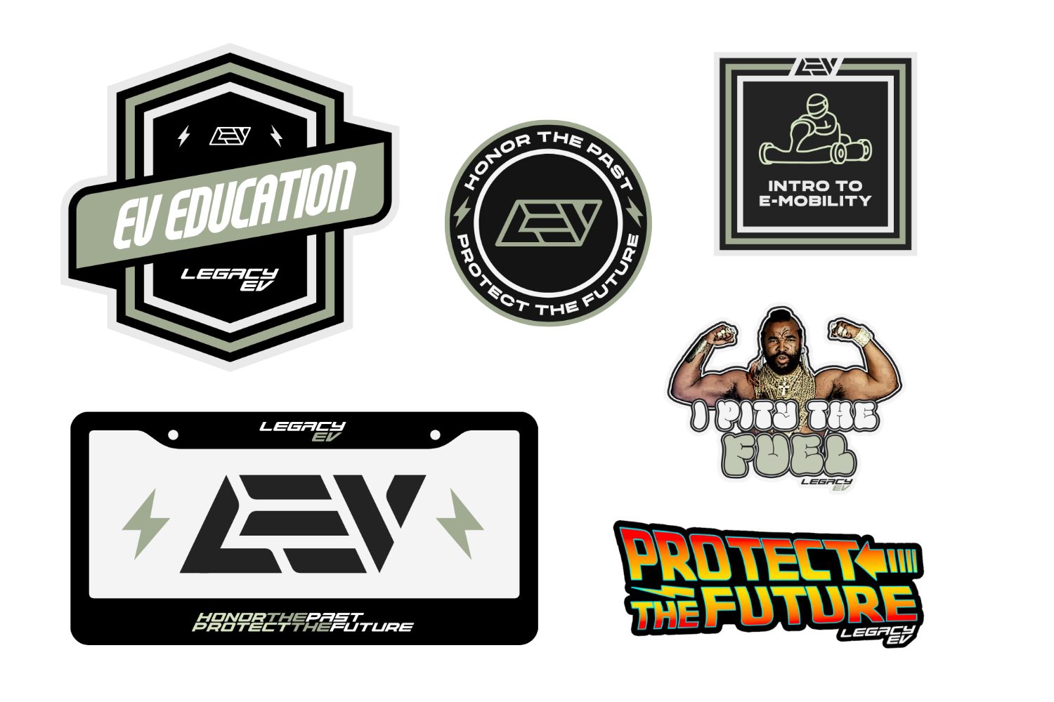 Kart sticker sheet