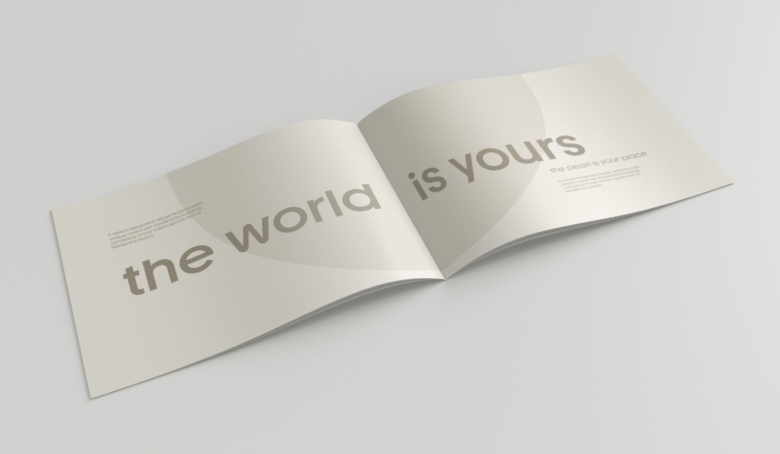 Brochure spread