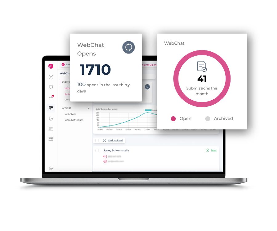 Webchat feature mock